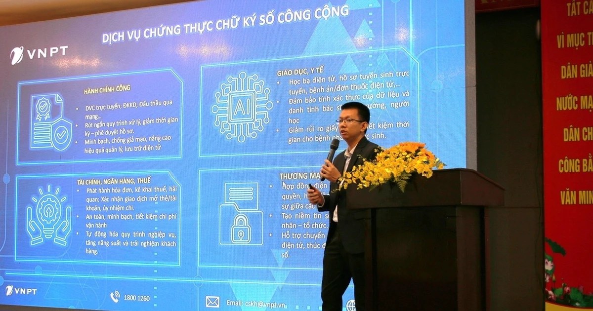 Hội nghị tập huấn về chữ ký số và dịch vụ tin cậy