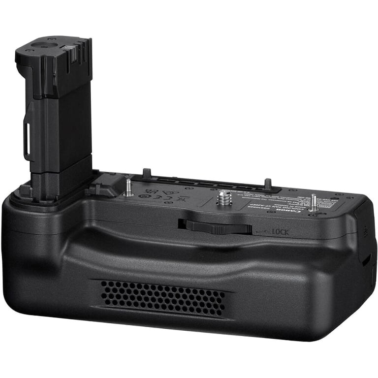 Đế pin Canon CF-R20EP có quạt tản nhiệt và cổng Ethernet cho EOS R5 II