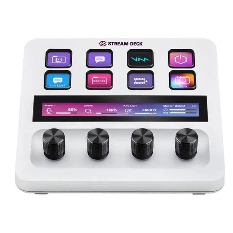 Bàn phím Elgato Stream Deck + White