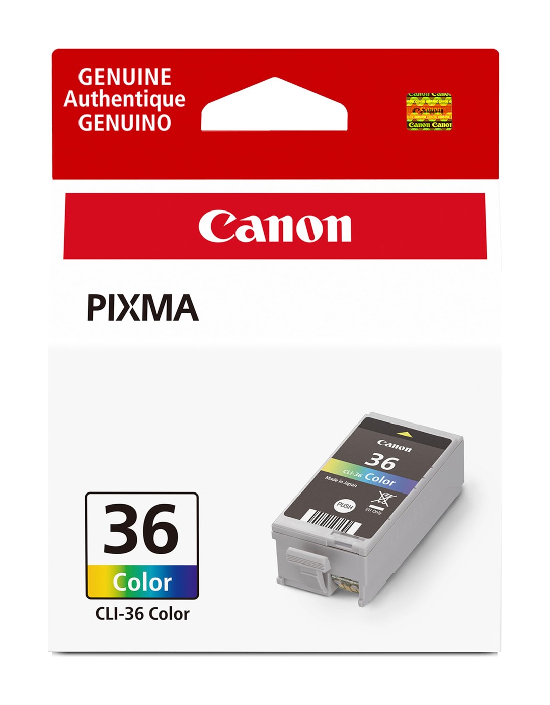 Hộp mực màu máy in phun Canon CLI-36C (chính hãng)