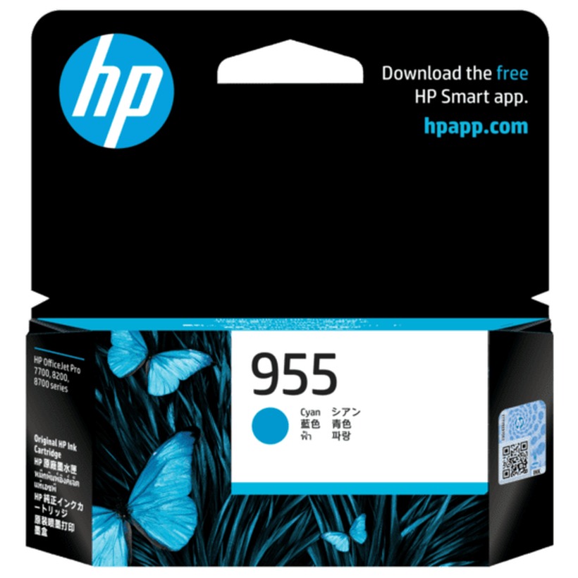 Mực hộp máy in phun HP 955 Cyan Original (chính hãng)