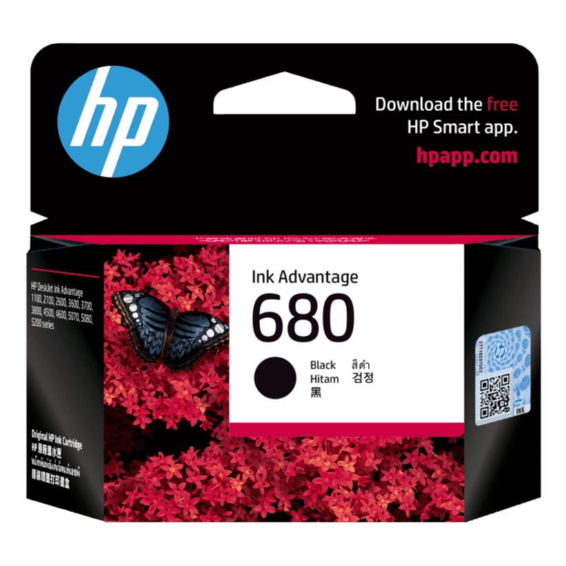 Mực hộp máy in phun HP 680 Black (chính hãng)