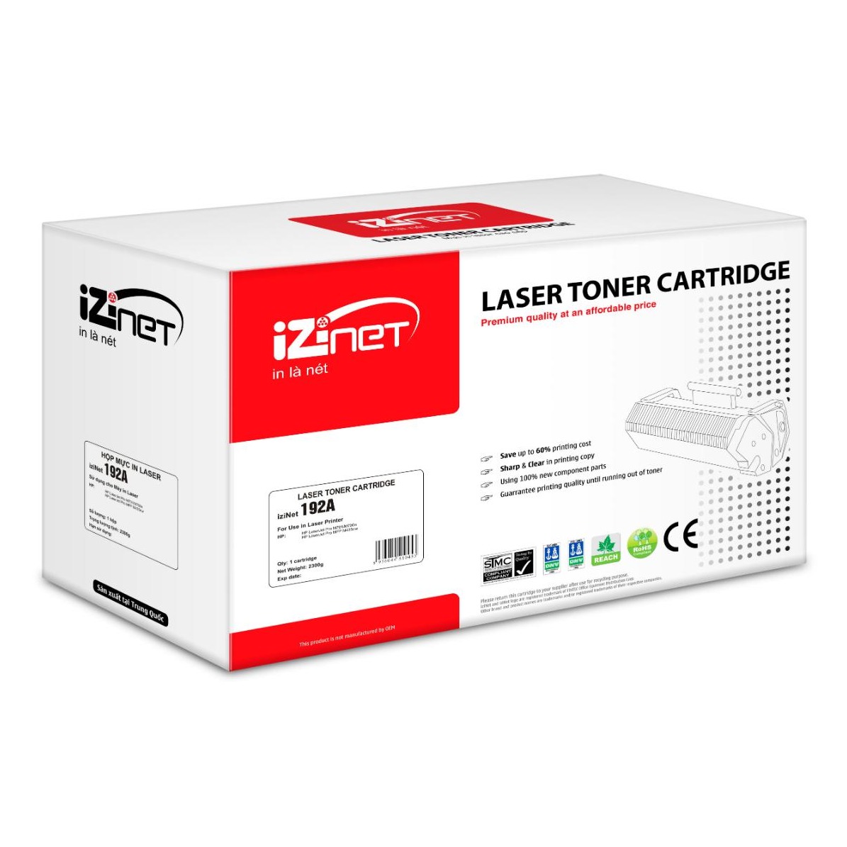 Hộp mực in Laser iziNet 192A