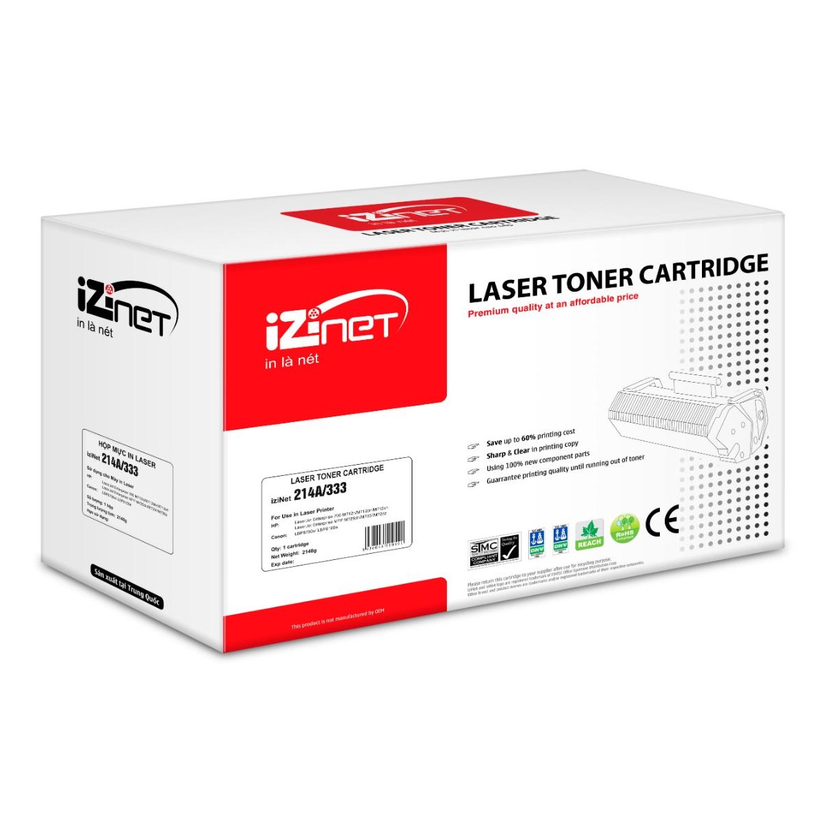 Hộp mực in Laser iziNet 214A/333