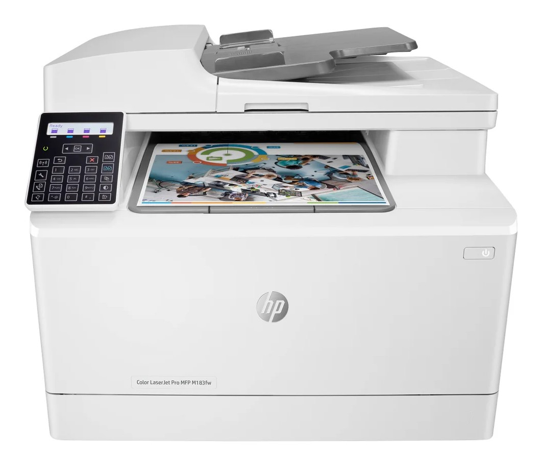 Máy in HP Color LaserJet Pro MFP M183fw (7KW56A)