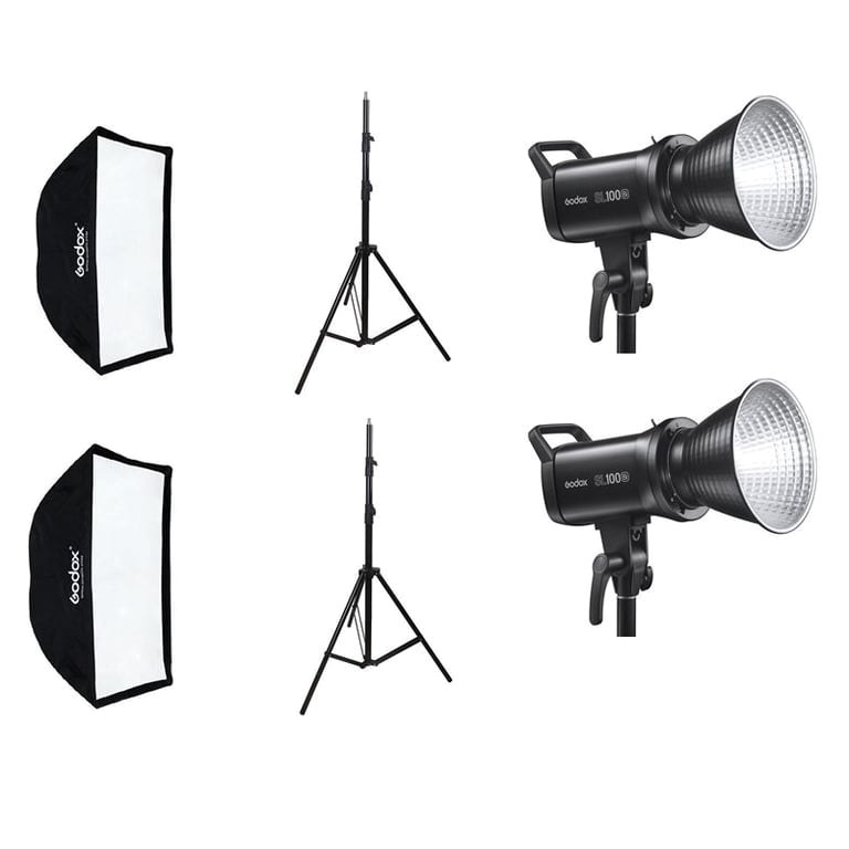 Bộ kit 2 đèn led Continuous Light Godox SL100Bi