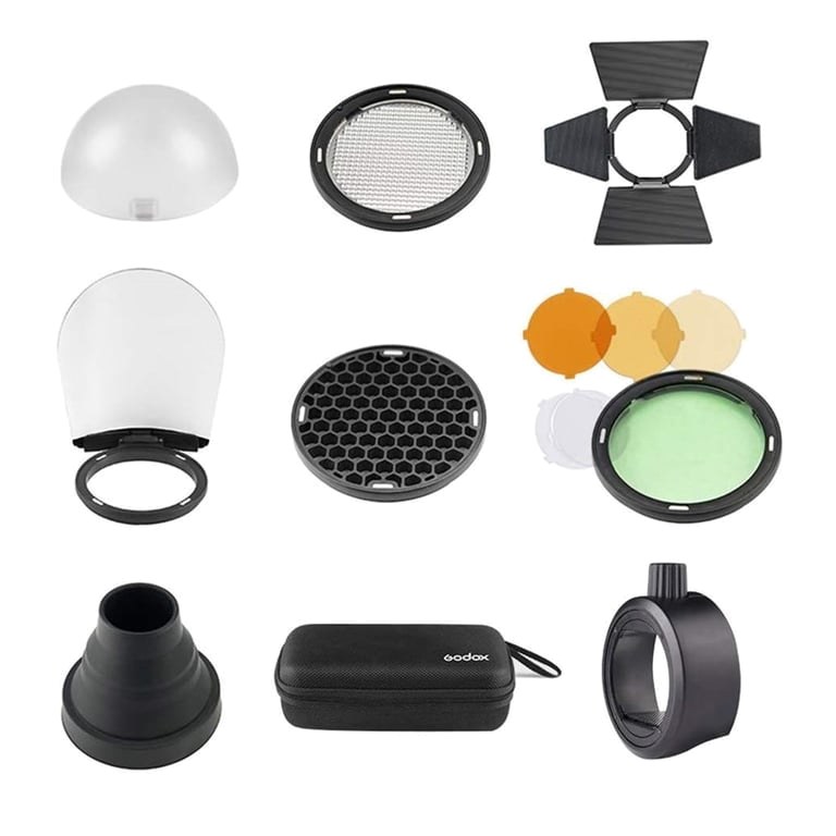 Combo tản sáng Godox SR1 và AK-R1