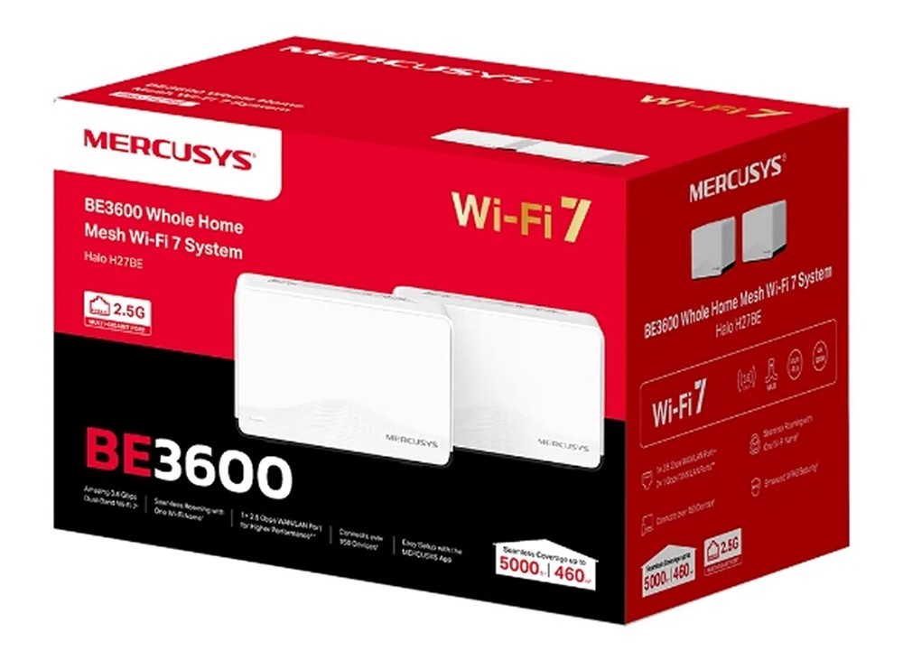 Hệ thống Mesh Wifi 7 BE3600 Mercusys Halo H27BE