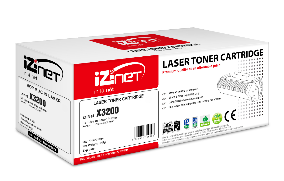 Hộp mực in Laser iziNet X3200