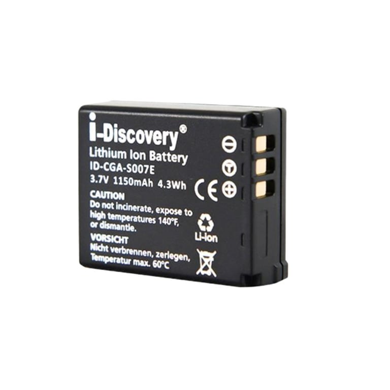 Pin i-Discovery CGA-S007E cho Panasonic DMC-TZ2, DMC-TZ1