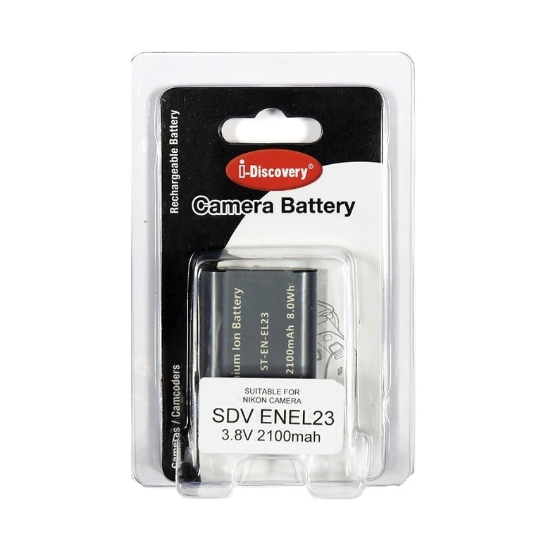 Pin i-Discovery EN-EL23 cho Nikon Coolpix P900, P950, B700, P610, P600...