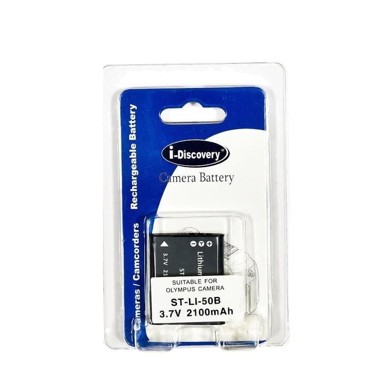 Pin i-Discovery LI-50B/Li-92B/Li-90 cho Olympus SH-1, SH-50 iHS, SP-100, SP-100EE, Tough TG-1 iHS, Tough TG-2, TG-4, TG-5, TG-6