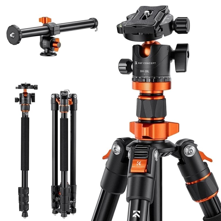 Chân máy ảnh K&F Concept O234A7 + BH-28L KF09.087V6