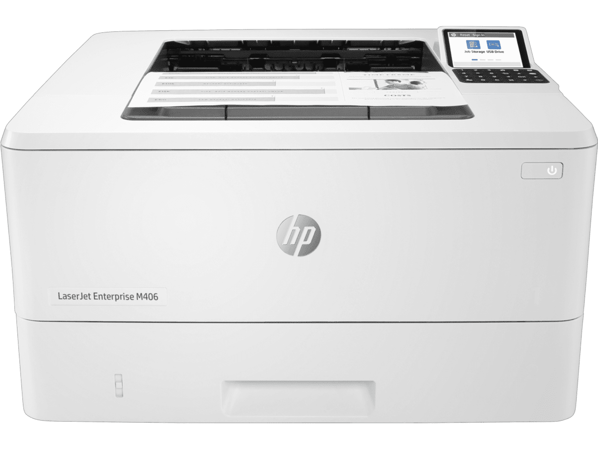 Máy in HP LaserJet Enterprise M406dn Printer 3PZ15A (In đảo mặt | A4 | A5 | USB | LAN)