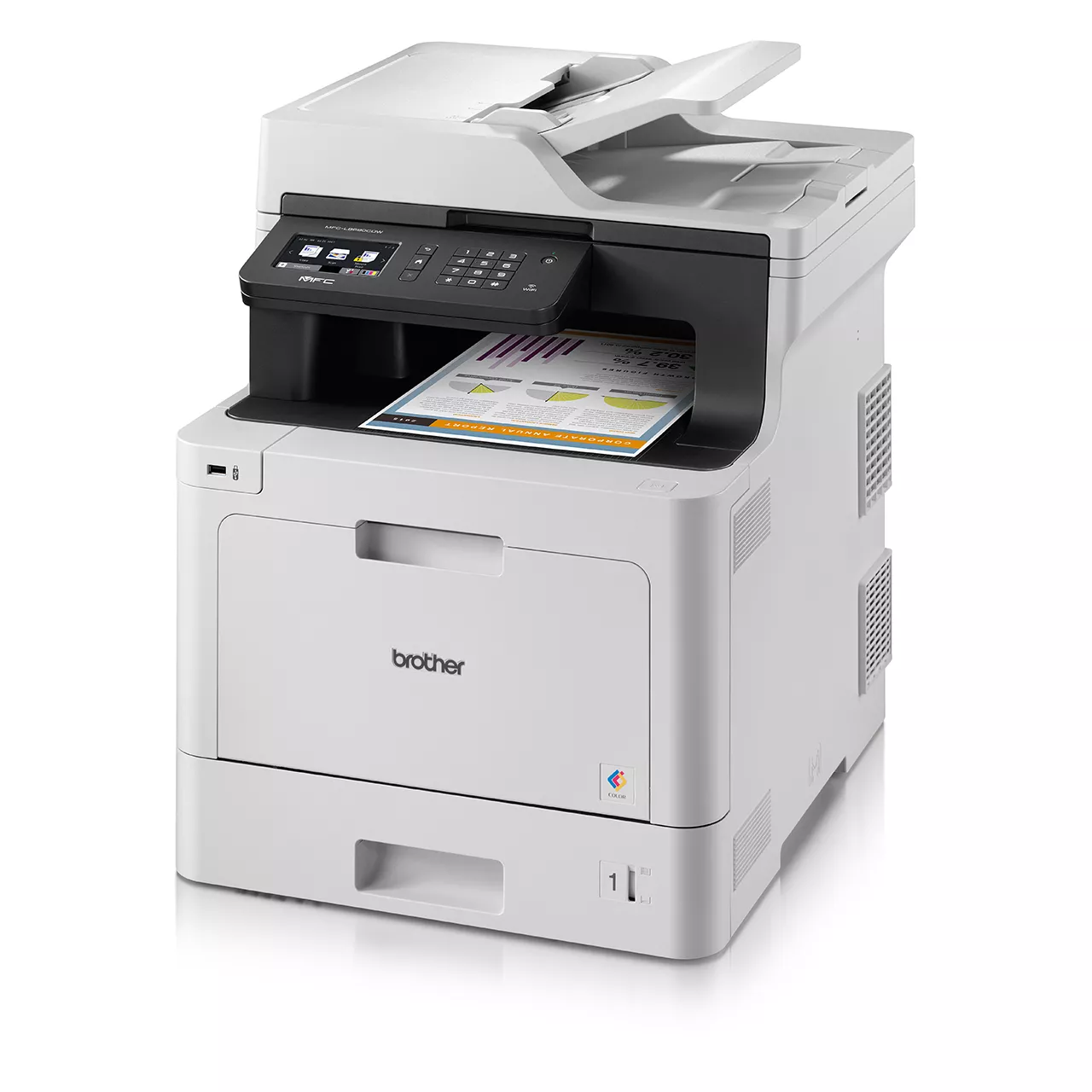 Máy in Laser màu đa năng Brother MFC-L8690CDW (In đảo mặt, Scan ADF 2 mặt, Copy, A4, USB, LAN, WIFI)