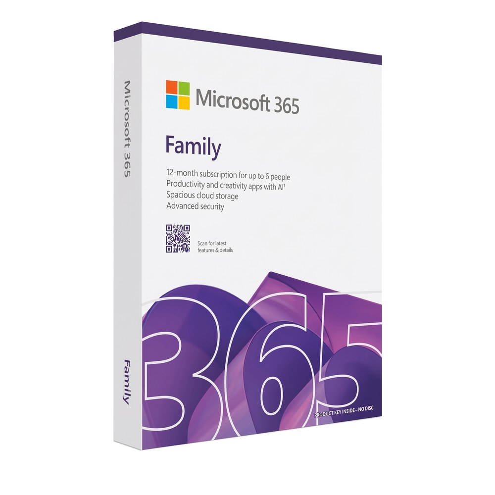 Phần mềm Microsoft 365 Family – Bản quyền 1 năm – 6GQ-00083