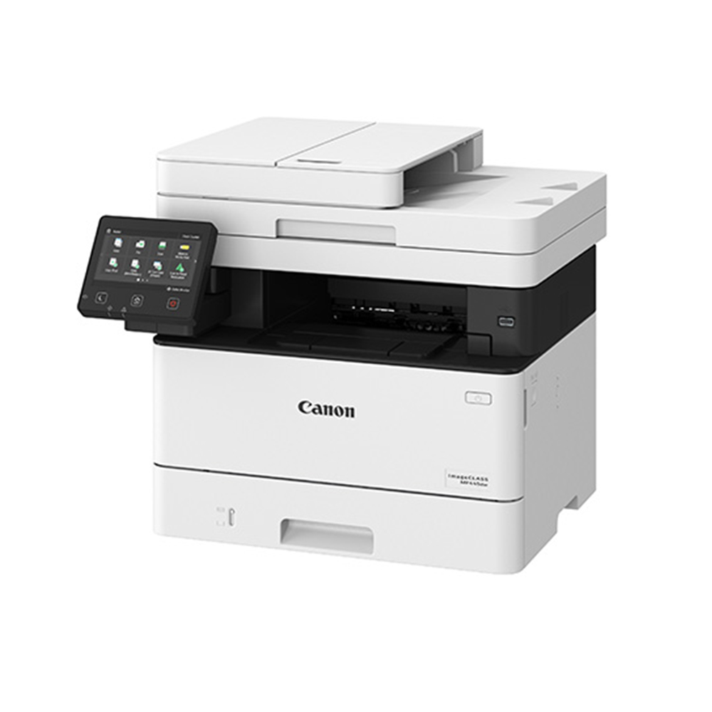 Máy in laser đen trắng đa năng Canon MF445DW (In đảo mặt| Copy | Scan| ADF| Fax| A4| A5 | USB| LAN| WIFI)