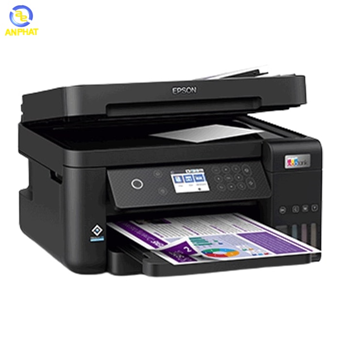 Máy in phun màu đa năng Epson Ecotank L6270 (In đảo mặt| Copy| Scan| ADF| A4| A5| USB| LAN| WIFI)