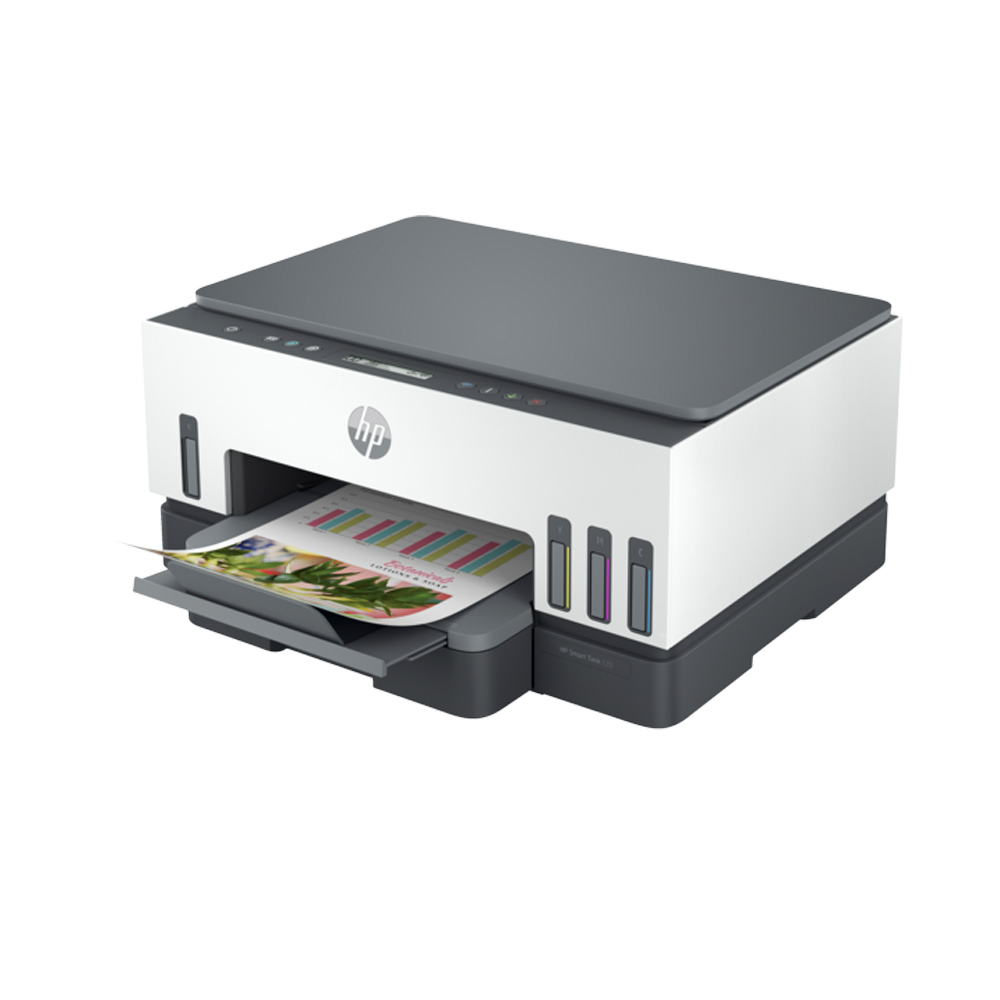 Máy in phun màu HP Smart Tank 720 All-in-One 6UU46A (In đảo mặt | Copy | Scan | A4 | A5 | USB | WIFI)