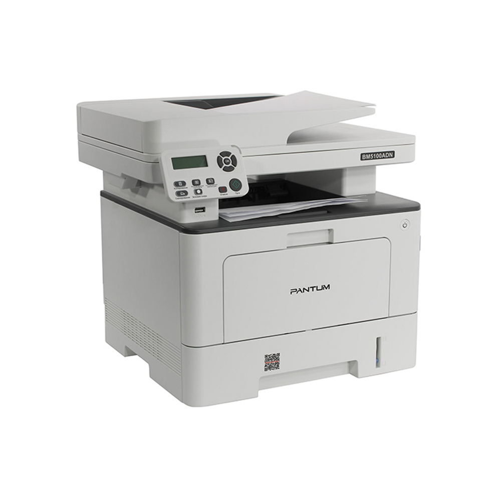 Máy in laser đen trắng đa năng Pantum BM5100ADN (In đảo mặt| Copy| Scan| ADF A4| A5| USB| LAN)