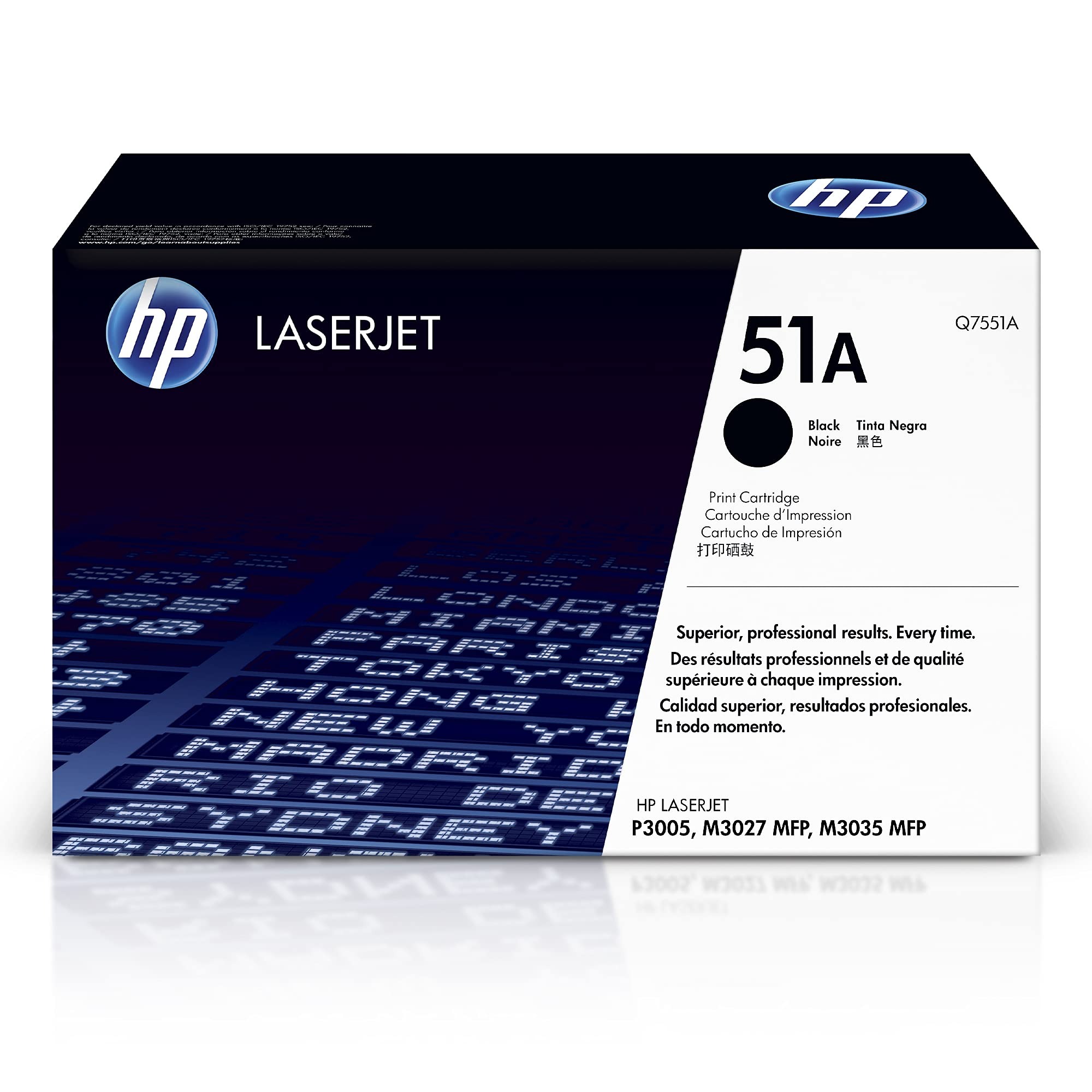 Mực in HP LaserJet P3005/M3035 mfp Black Cartridge Q7551A Đen (chính hãng)