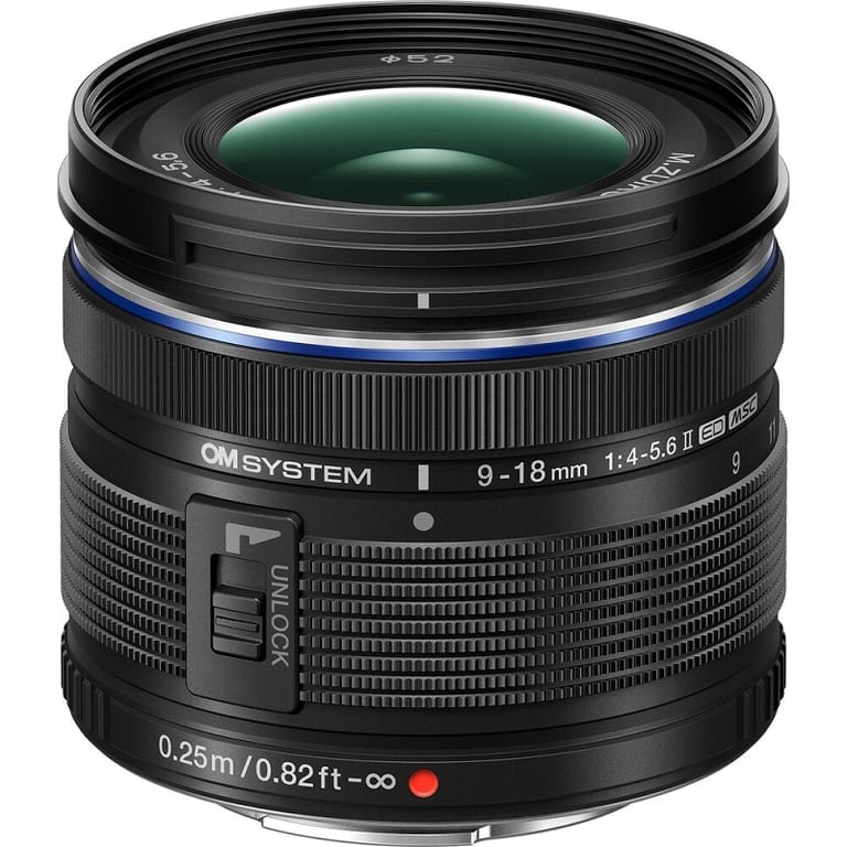 Ống kính OM System M.Zuiko Digital ED 9-18mm F4.0-5.6 II BLK