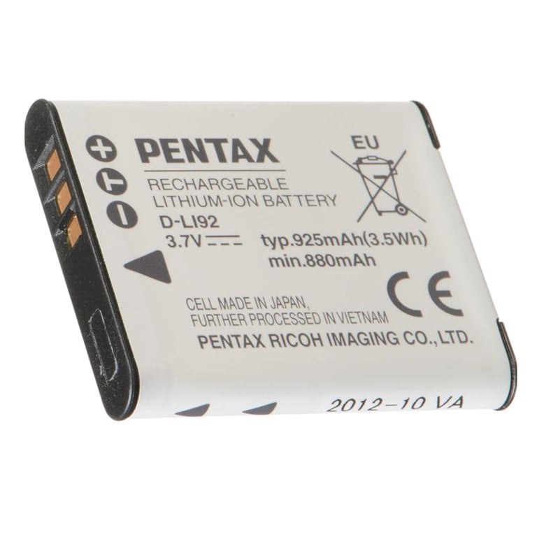 Pin Pentax LI-92B cho XZ-2, SH-50 SH-1, SP-100