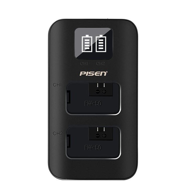 Sạc đôi Pisen NP-FW50