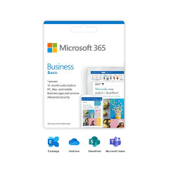 Dịch vụ trực tuyến Micrsoft 365 Business Basic - Annual - 12 tháng
