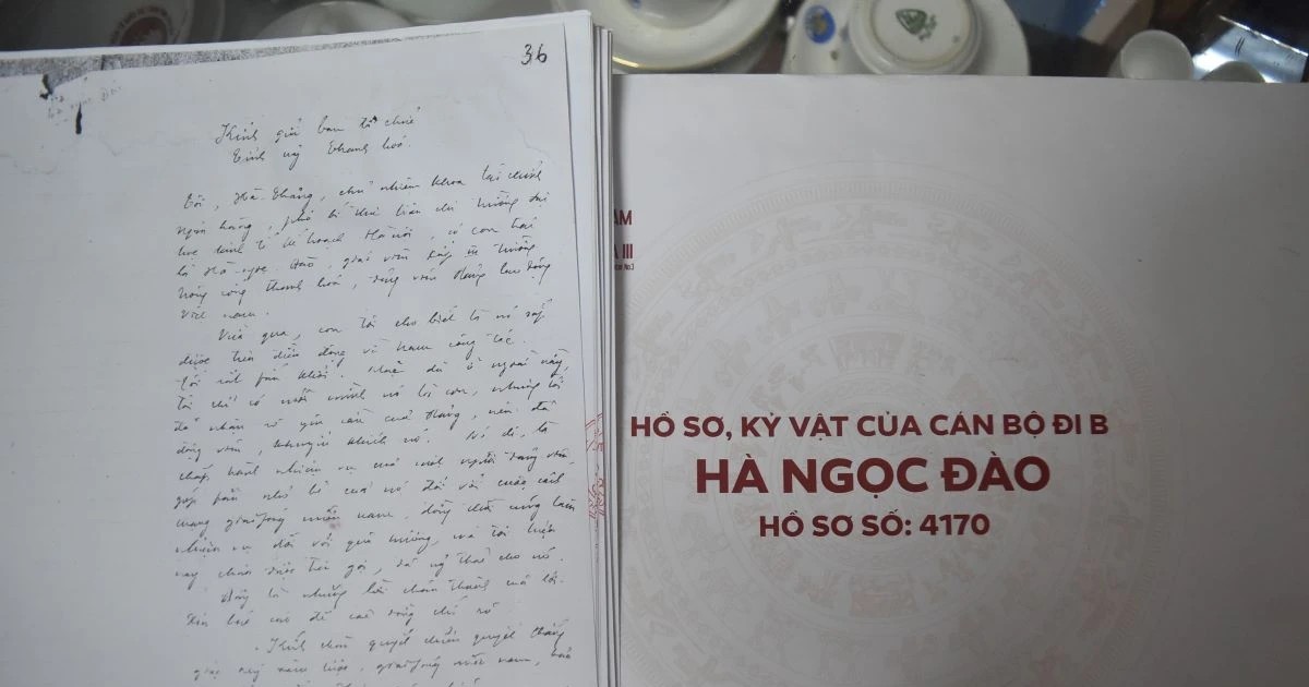 Hồ sơ, kỷ vật được lập mã và bảo quản tại trung tâm lưu trữ