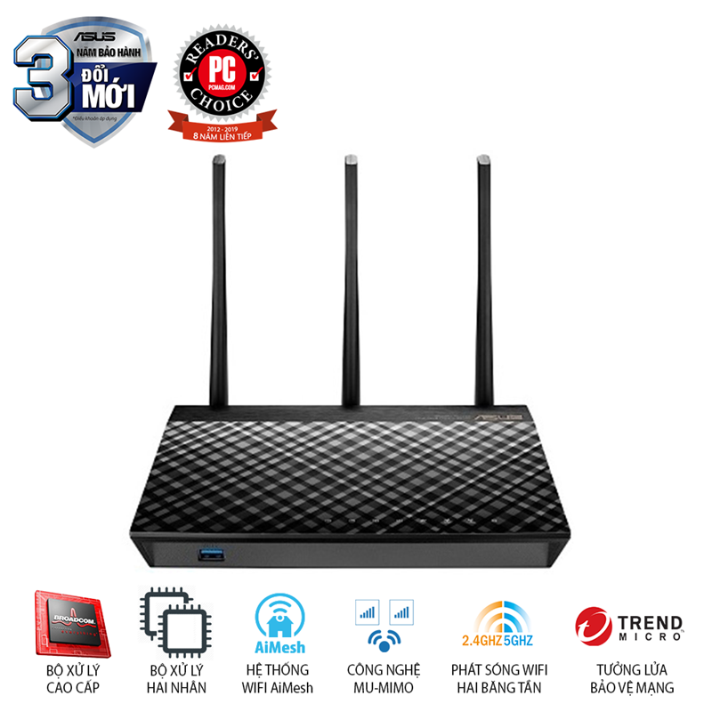 Router Wifi ASUS RT-AC66U B1