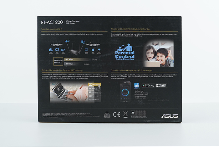 Router Wifi Băng Tần Kép Asus RT-AC1200 v2