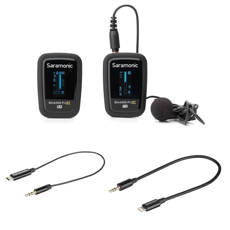 Microphone Saramonic Blink 500 ProX B1 + SR-C2000 + SR-C2001