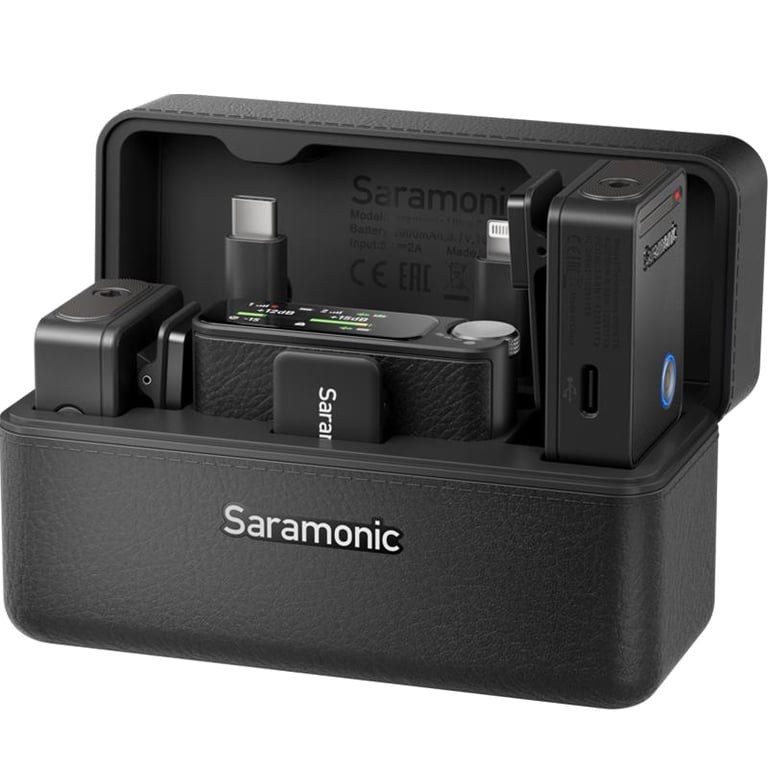 Microphone Saramonic Ultra ( 2TX + 1RX ) Đen