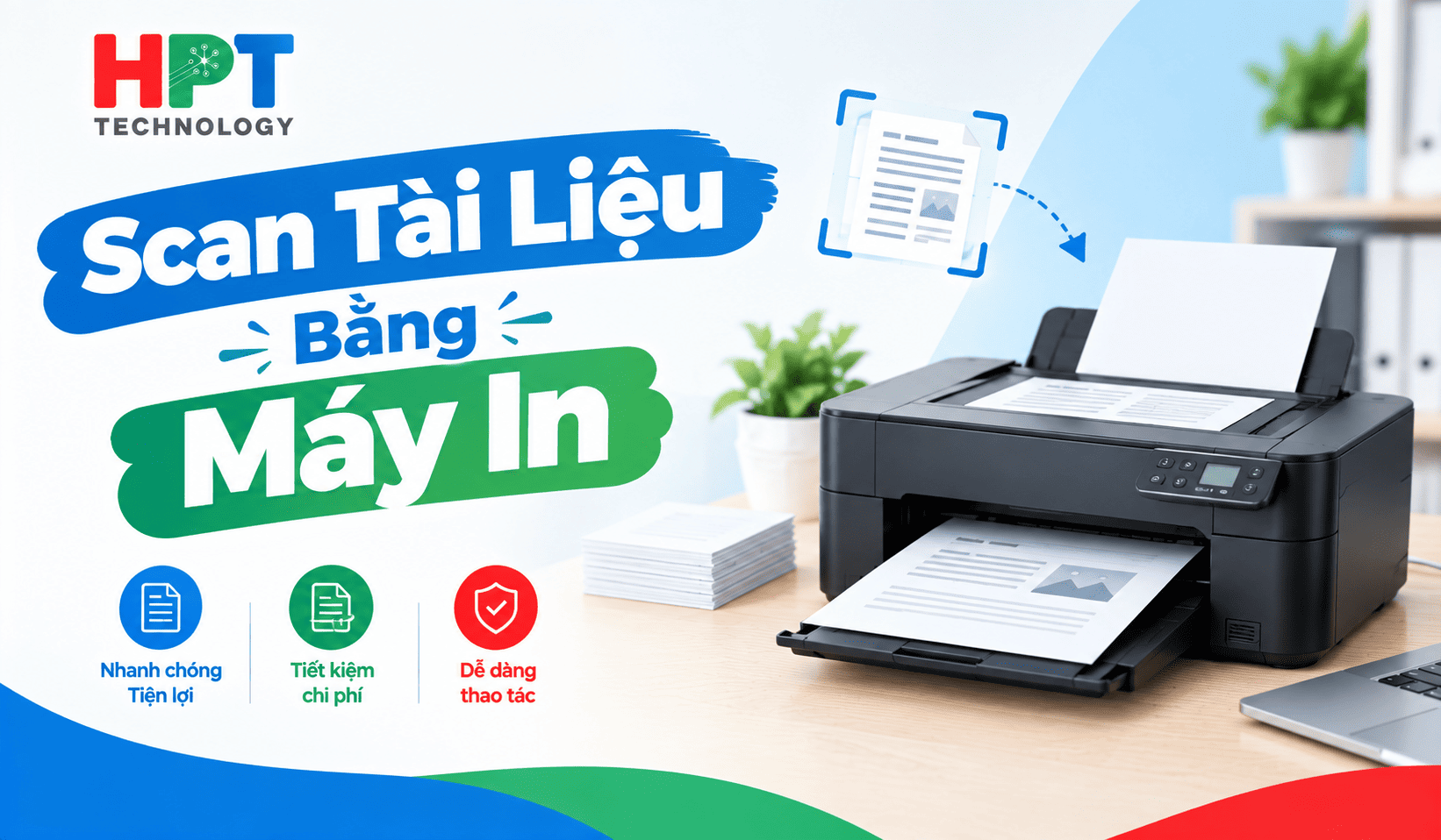 Scan tài liệu bằng máy in đa chức năng