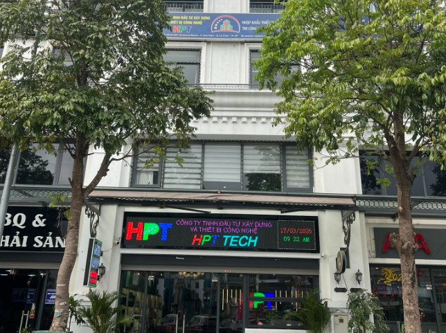 Mặt tiền trụ sở & showroom HPT Tech — SB04 Vinhomes Marina, Hải Phòng