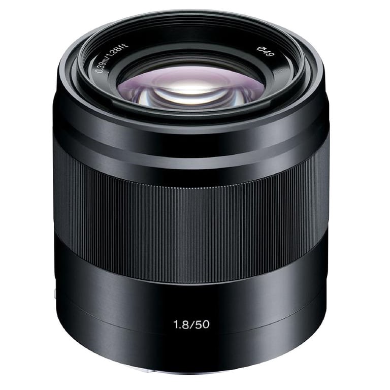 Ống kính Sony E 50mm F1.8 OSS / SEL50F18/ Đen