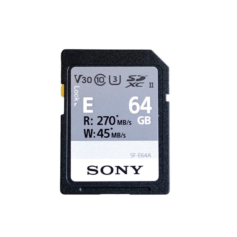 Thẻ nhớ SDXC Sony 64GB 270Mb/45Mb/s (SF-E64A//T)