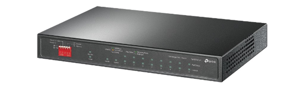 Switch để bàn 10 cổng Gigabit với 8 cổng PoE+ TL-SG1210P