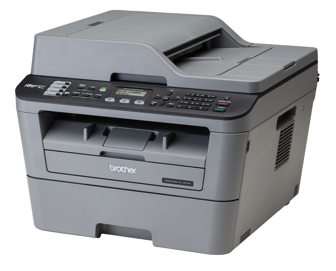 Máy in Laser trắng đen đa năng Brother MFC-L2701DW – In 2 mặt tự động, Copy, Scan, Fax, in WiFi