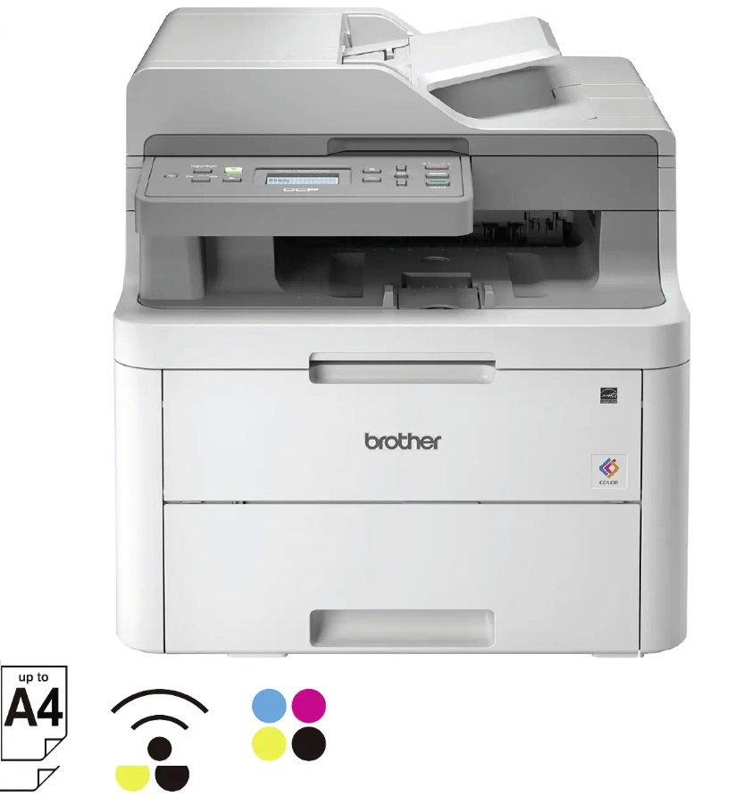 Máy in Brother DCP-L3551CDW Laser màu, In, Photo, Scan, Duplex, Wifi 