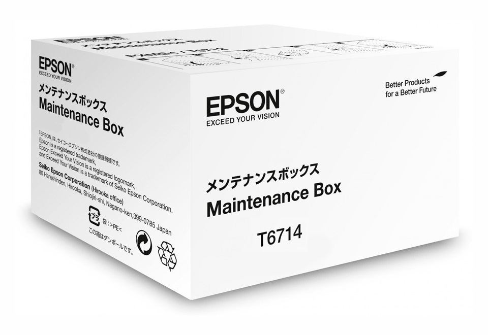 Hộp mực thải Epson Maintenance Box C13T671400 – Chính hãng, thay thế dễ dàng cho WorkForce Pro